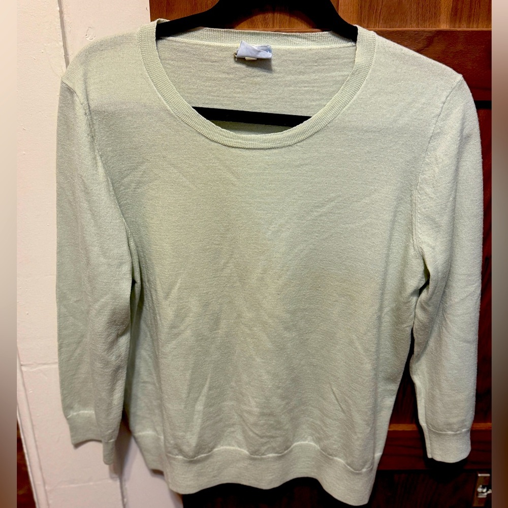 J. Crew 100% Merino Wool Crewneck Sweater
